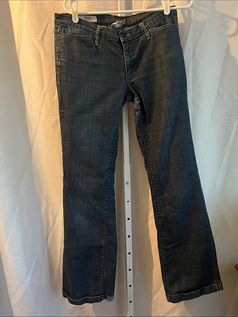 Banana Republic Women's Dark Blue Flared Jeans 10L